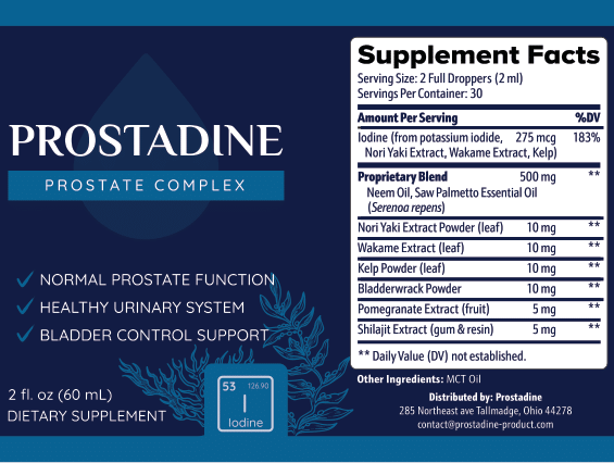 All The Ingredients of Prostadine
